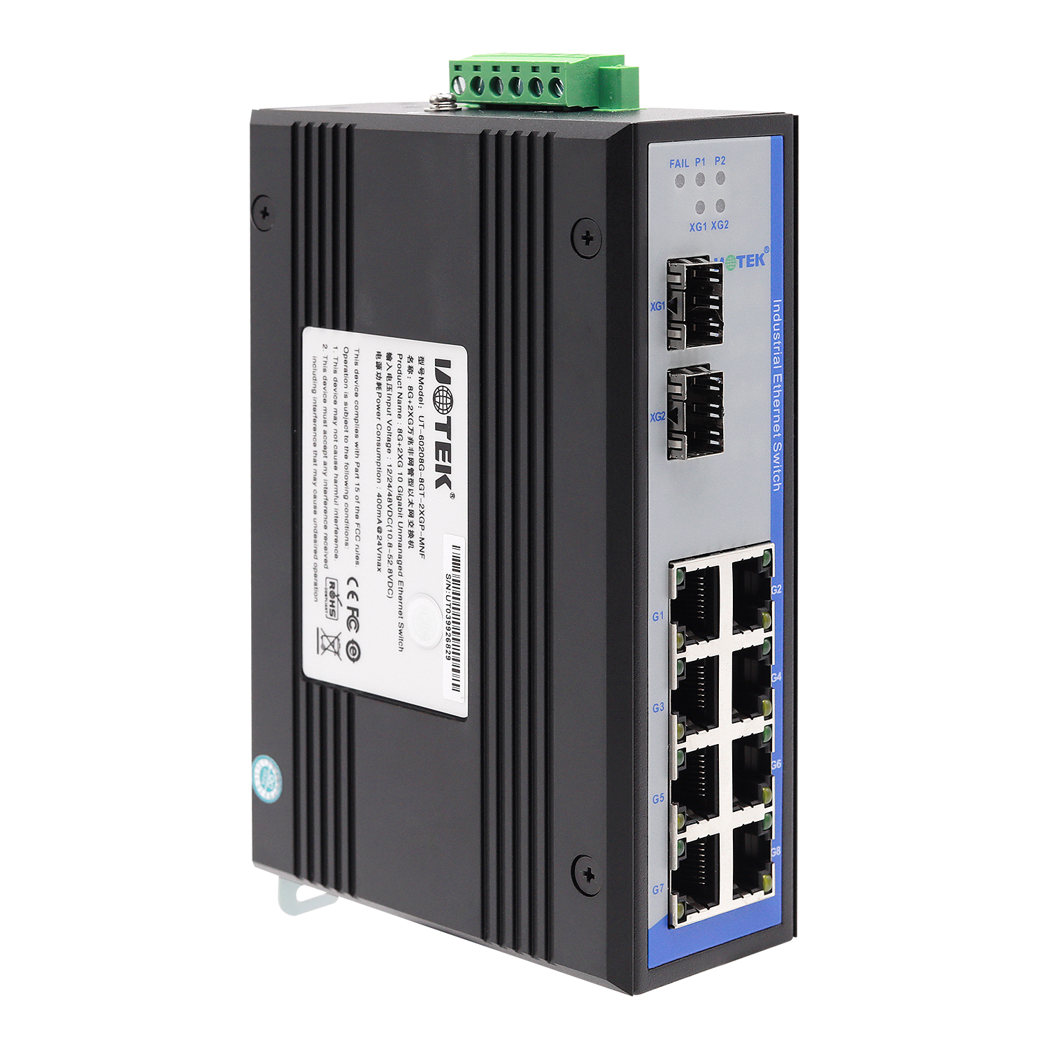 萬兆非網管型以太網交換機