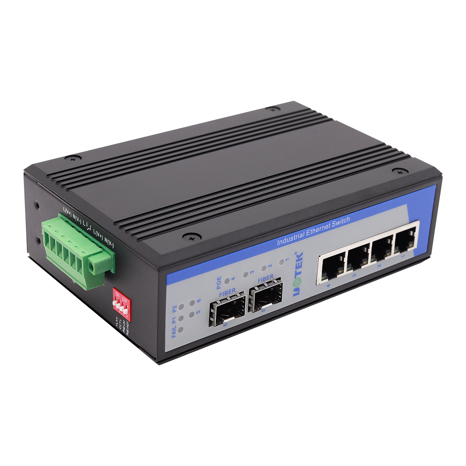 6口以太網(wǎng)POE交換機