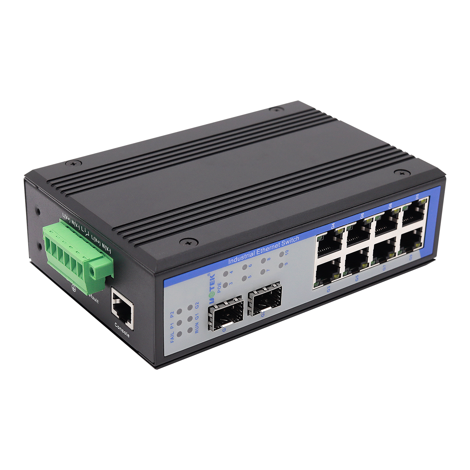 10口全千兆網管型POE以太網交換機