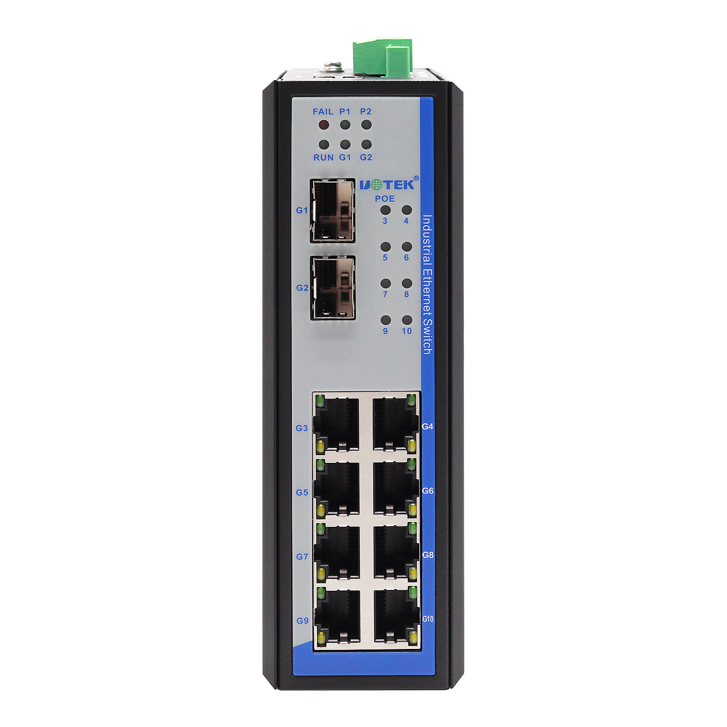 10口全千兆網管型POE以太網交換機